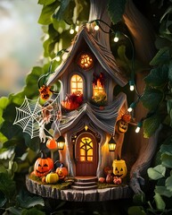 Wall Mural - Spooky Halloween Decorations
