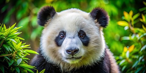 Unveil the captivating characteristics of panda bears, an adorable species celebrated for their playful nature,