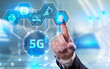 © putilov_denis - The concept of 5G network, high-speed mobile Internet, new generation networks. Business, modern technology, internet and networking concept.