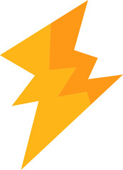 Shiny yellow lightning and thunder elements with many variations for your needs to use in natural themed designs or other themes

