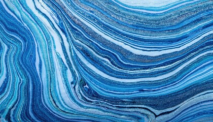 Wall Mural - Countertop with abstract design made of blue marble. stone background pattern with texture paint