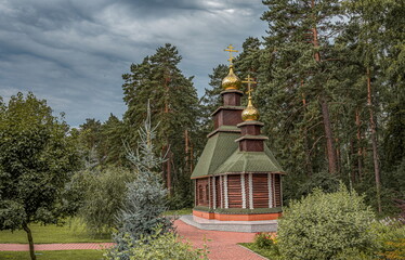 Church in the Holy Dormition Monastery in Krasnoyarsk