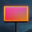 © Usman - Editable LED sign board with bright colors and modern style. mockup.