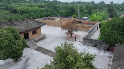 Wall Mural - view of yongle palace in yuncheng,shanx