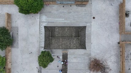 Wall Mural - view of yongle palace in yuncheng,shanx