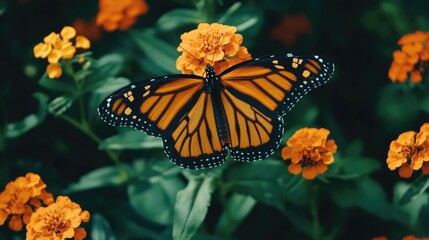 Yellow flower with a butterfly