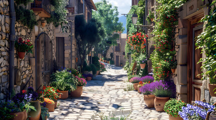 Beautiful old town of Provence