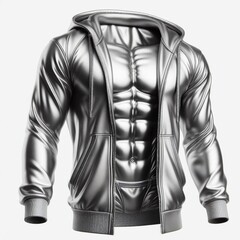 Wall Mural - silver sports jacket