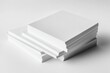 © dendyh7 - Blank A4 Stacked Paper Mockup isolated created with Generative AI