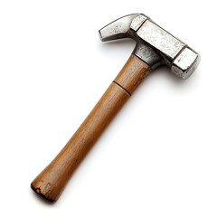 Sticker - Basic hand tools: Sledgehammer Claw Hammer isolated on white background  