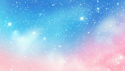 Light blue and red 2D cartoon template featuring starry sky Abstract glitter illustration with colorful stars ideal for your advertisement poster or banner design