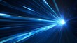 © Berkah - Vector Abstract, science, futuristic, energy technology concept. Digital image of light rays, stripes lines with blue light, speed and motion blur over dark blue background.