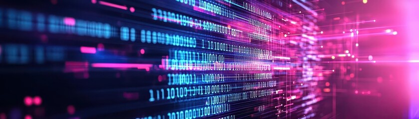 Aufkleber - Cybersecurity defense, encrypted digital connections, 3D illustration