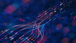© Chaosamran_Studio - Big data technology Data science analysing artificial intelligence generative AI deep learning machine learning algorithm Neural flow network analytics innovation abstract futuristic. 3d rendering..