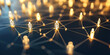 © jimmy Li - Virtual Social Network Connections in Neon Colors