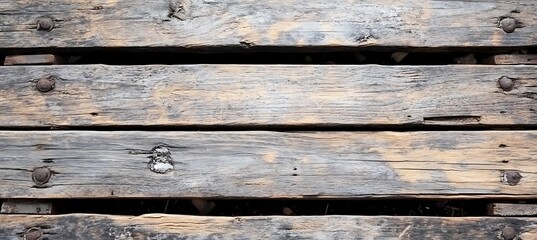 Wall Mural - A rustic, wooden table background with a faded central area for text 