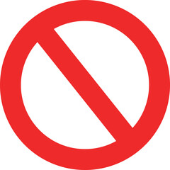 ban sign vector illustration, prohibited circle sign, ban icon isolated, prohibition red icon, red c