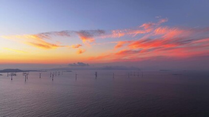 Wall Mural - wind turbine in the sea