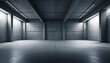 © Farjana Fim - The basement room on the bottom floor of the building's parking lot is empty in an industrial cast concrete style. Abstract modern minimal background