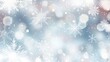 © JINGWEN - Beautiful winter scene with delicate snowflakes and ice crystals on a light blue bokeh background, perfect for Christmas and seasonal designs, holiday cards, and winter-themed marketing materials.