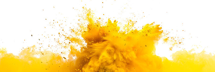 Wall Mural - yellow powder