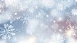 © JINGWEN - Beautiful winter scene with delicate snowflakes and ice crystals on a light blue bokeh background, perfect for Christmas and seasonal designs, holiday cards, and winter-themed marketing materials.