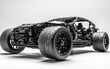 © ArtsybitDesign - Unassembled SUV: A glimpse into the intricate engineering marvel before its powerful engine roars to life.  A testament to automotive design.