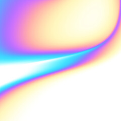 Leinwandbilder - A stunning and vibrant gradient abstract background featuring smooth and flowing curves for artistic designs
