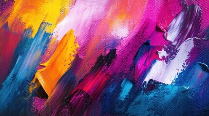 Canvas Print - Abstract painting background image