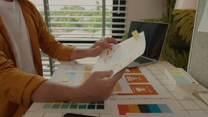 Wall Mural - web developers are designing the layout of digital products to meet the current people's interests, 