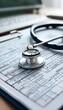 © Mian - stethoscope on a reportstethoscope on a clipboardstethoscope on a book