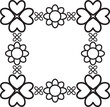 © sekitarief - black and white floral frame