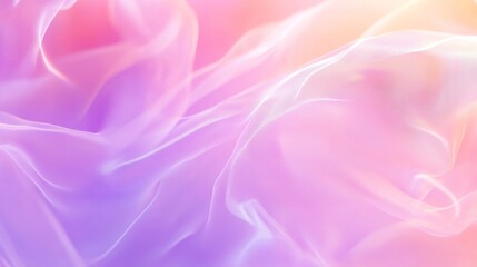 Poster - Pink and Purple Gradient. Pastel Y2K Blur with Holographic Texture