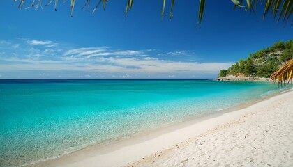 beautiful mediterranean tropical beach background