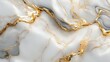 © M2A - Abstract high quality white marbled texture with golden highlights, noble background