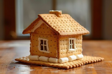 Poster - Homemade Gingerbread House