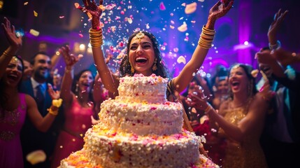 Indian Wedding Cake.