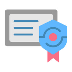 Digital Certificate Icon