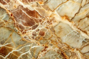 Poster - Natural marble texture with intricate veins and swirls