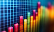© Simon Culdaut - Colorful Bar Graph Displaying Financial Growth and Stock Market Performance