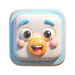 Sticker - reaction cute 3d illustration icon