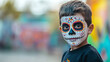© Oleksandr - Mexican boy with sugar skull make-up for Day of Dead
