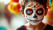 © Oleksandr - Mexican boy with sugar skull make-up for Day of Dead