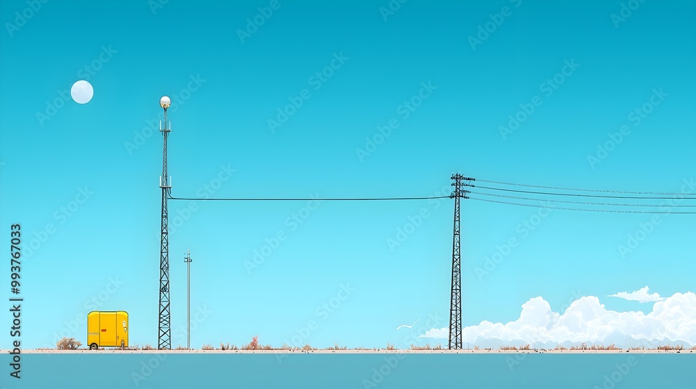 Power Line Above Diagram Comparing Installation Techniques for Underground and Overhead ...