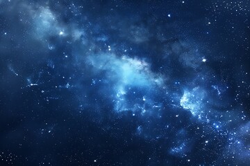 Wall Mural - Nebula and stars in deep space