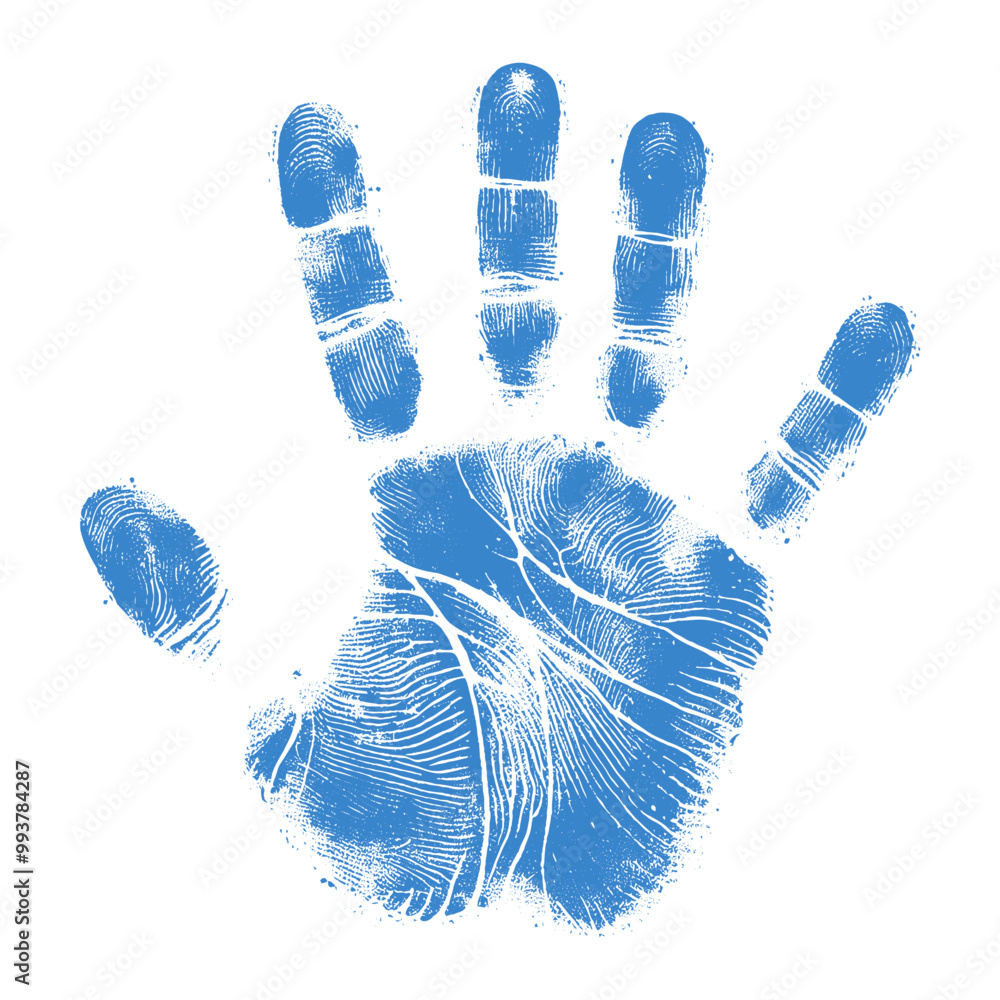 human handprint vector , The handprint should look realistic vector ...