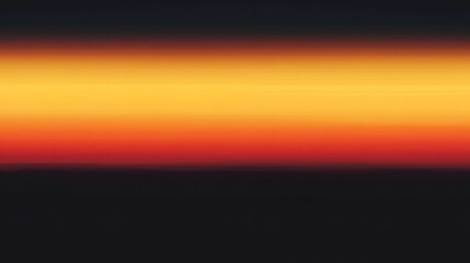 Poster - Warm Sunset Gradient with Orange, Yellow, and Black Tones