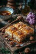 © phurinee - Baklava - Sweet pastry with layers of filo dough, nuts, and honey.