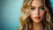 © Nikname - Close-up portrait of a young attractive woman.