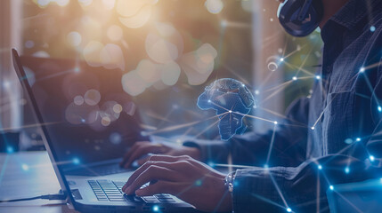 Technical support customer service concept software